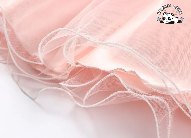 LEZONKIDS - Customizable High Quality Kids Sequins Princess Sleeveless Flower Ball Gown Tulle Dress for 2-14T Kids
